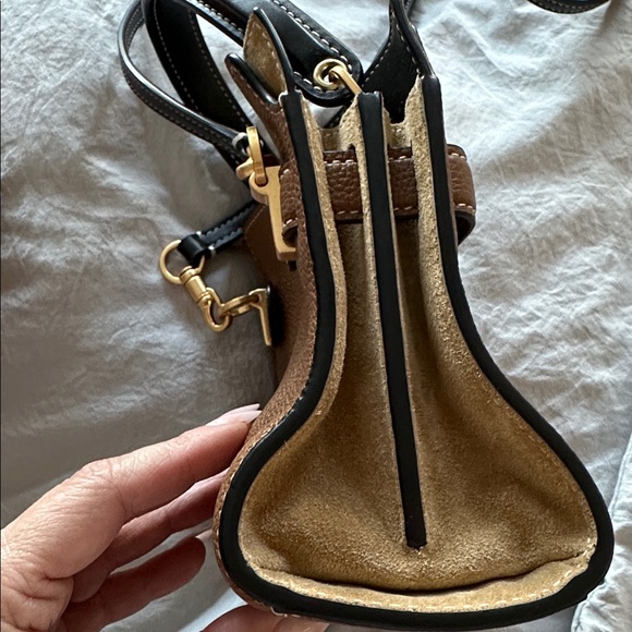 Tory Burch Tan and Black Small Crossbody Bag - Picture 10 of 16